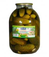 Огурцы консервированные Столичные 3,0 л.
