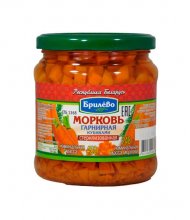Морковь гарнирная кубиками 0,5 л. / 3л. 